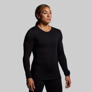 Women's Ridgeline Merino Thermal Top 240 (Black)