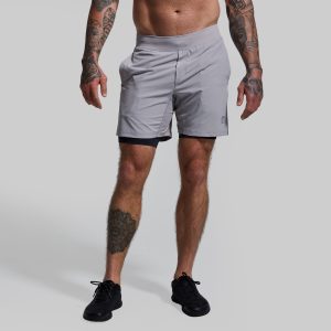 Versatile Short w/ Compression 7 (Stone)