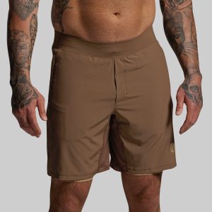 Versatile Short w/ Compression 9 (Coyote Brown)
