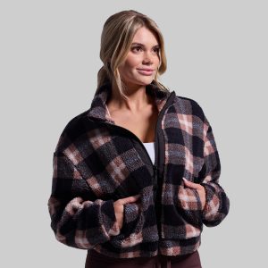 Women's Cropped Fleece Jacket (Kettle)