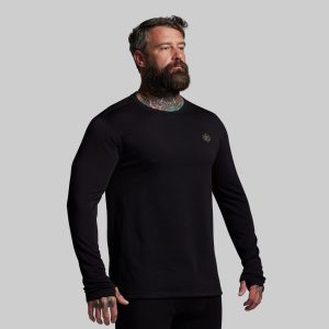 Ridgeline Merino Thermal Top 240 (Black)