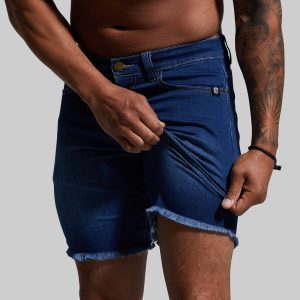 FLEX Stretchy Jort 7 (Dark Wash)