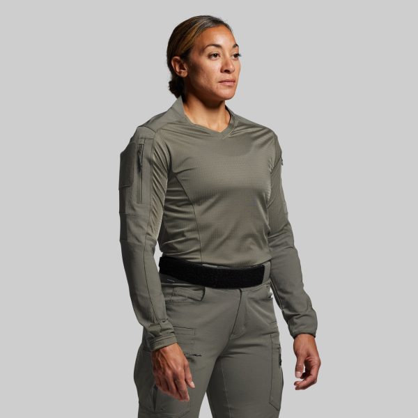 Women's Long Sleeve Op Top Pro (Ranger Green)