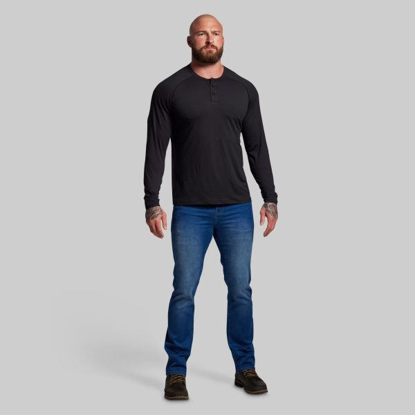 BP Premium Basic Henley (Black)