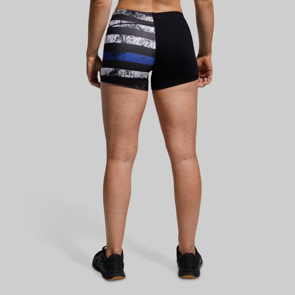 Double Take Original Booty Short (Thin Blue Line)