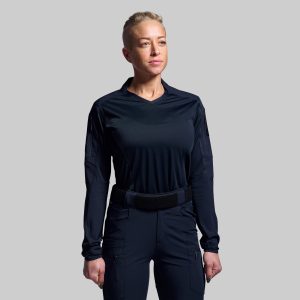 Women's Long Sleeve Op Top Pro (Police Blue)