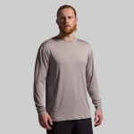 Athleisure Long Sleeve Crew (Stone)