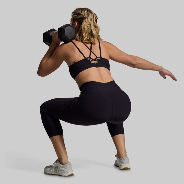 Lotus Sports Bra (Black)