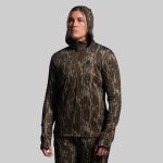 Women's Quiver Half Zip Hoodie 2.0 (Mossy Oak® Original Bottomland®)